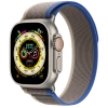Apple Watch Series Ultra 49mm Titanium Case with Blue Trail Loop M/L